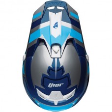 Thor VERGE SCENDIT BLUE/SILVER HELMET
